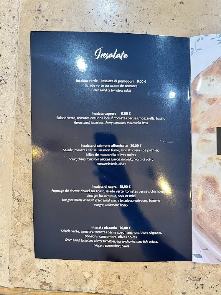 Chez Jo Juan les pins - Menu Image 1